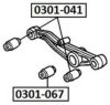 ASVA 0301-041 Control Arm-/Trailing Arm Bush